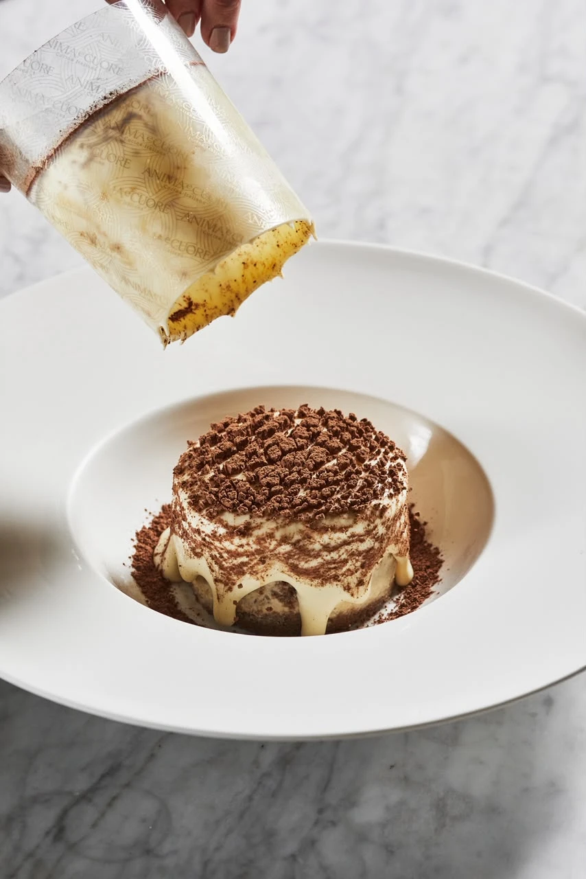 Tiramisú artesanal de Anima e Cuore